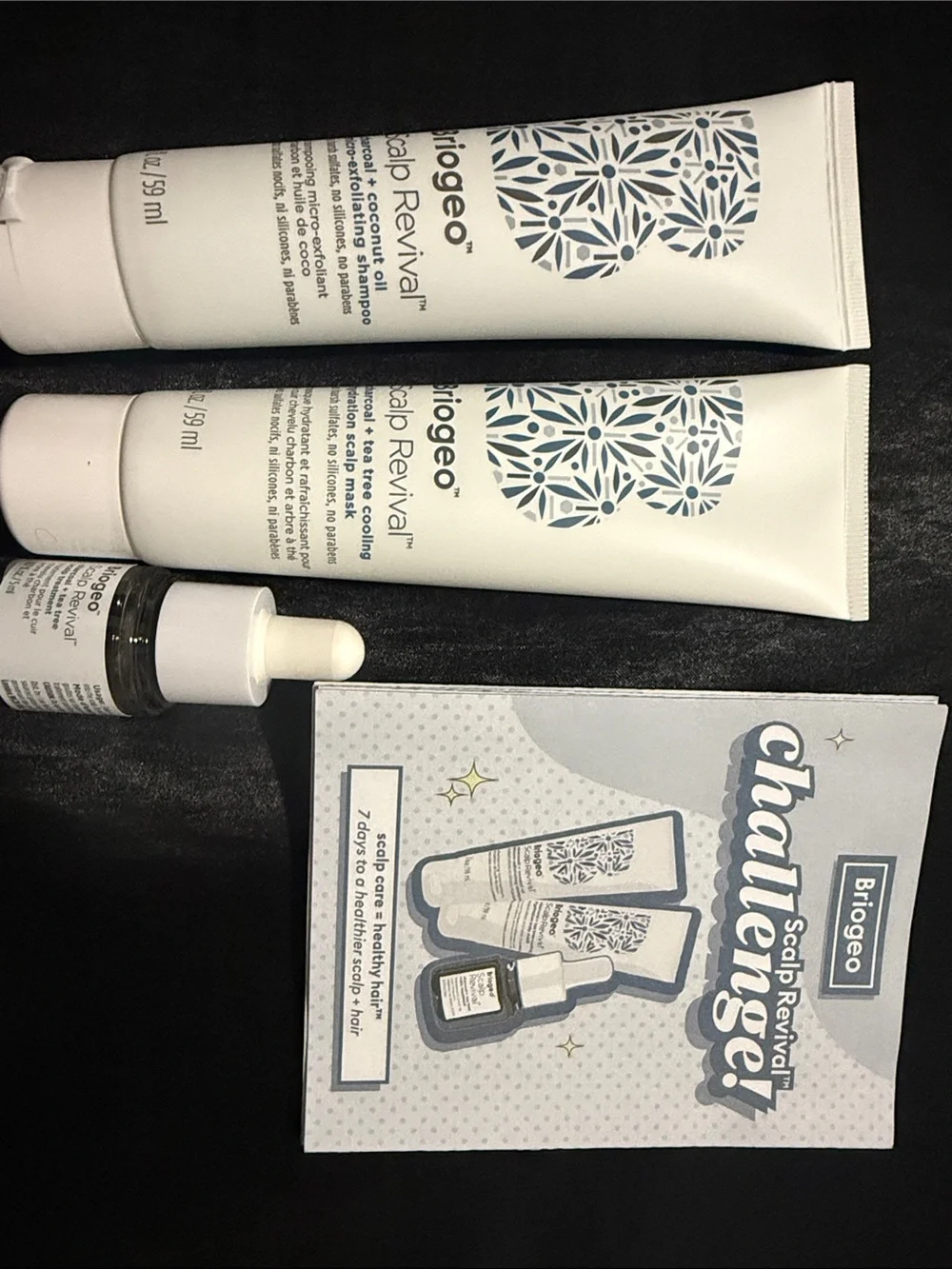 Briogeo Scalp Revival Travel Kit - White and Navy Accents